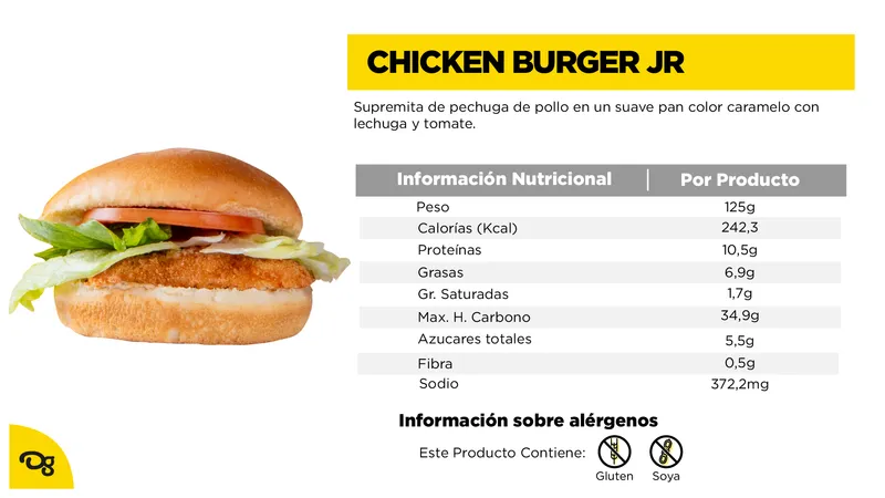 Chicken Burger Jr